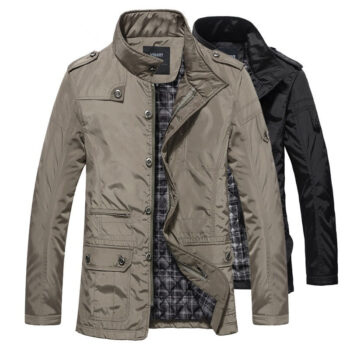 mens long warm coat