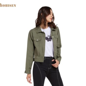 short khaki jacket womens