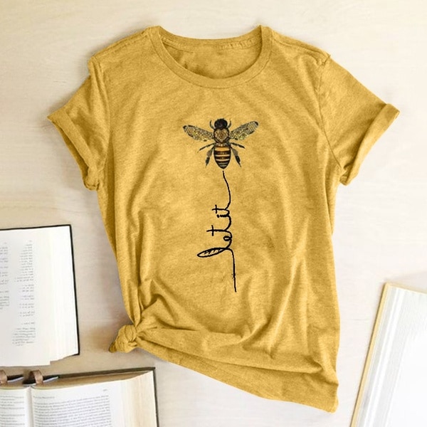 bee kind shirt yellow