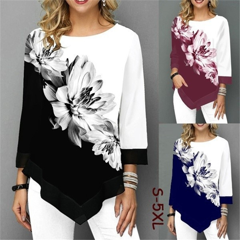 Buy S-5XL T Shirt Women Plus Size Three 