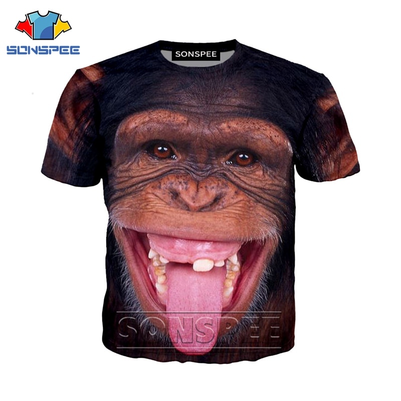 funny monkey face t shirt