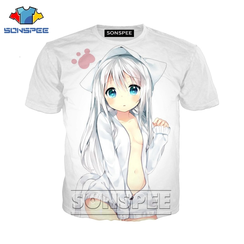 cat girl t shirt